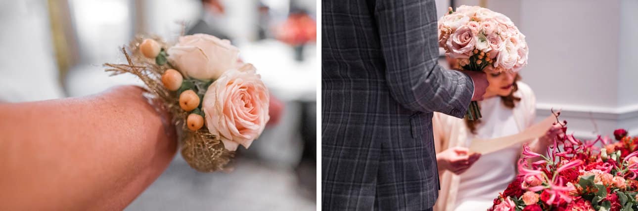 Wedding florals by Fractal London 