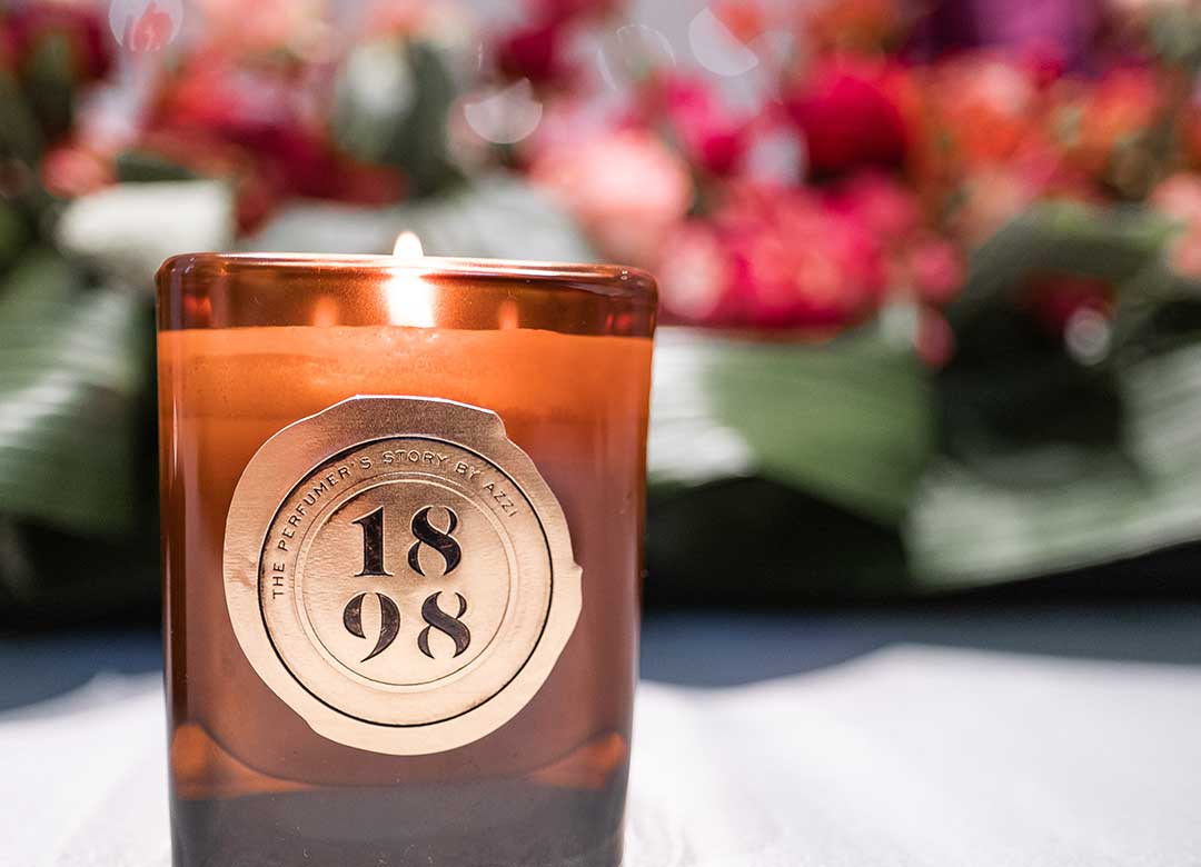 London event photographer Natalie Chiverton captures event details such as scented candles and floral arrangements so that you have a lasting memory of your event.